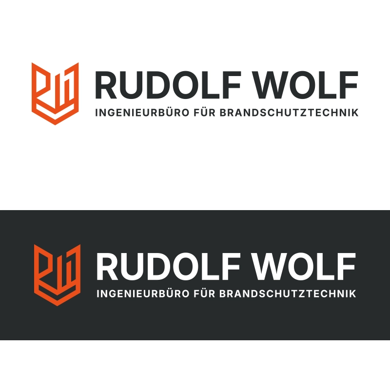 Ansicht des Logos auf unterschiedlichen Farbgründen